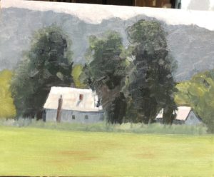 Plein Aire farm House